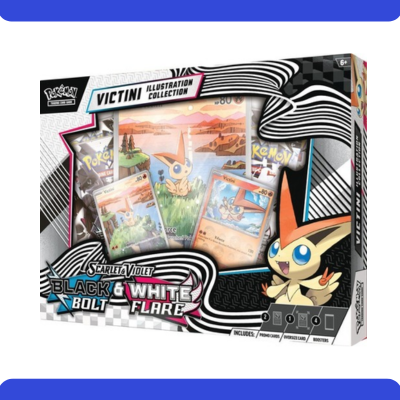 Black Bolt & White Flare Unova Victini Illustration Collection