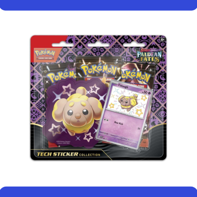 Pokémon TCG: Scarlet & Violet-Paldean Fates Tech Sticker Collection (Shiny Fidough)